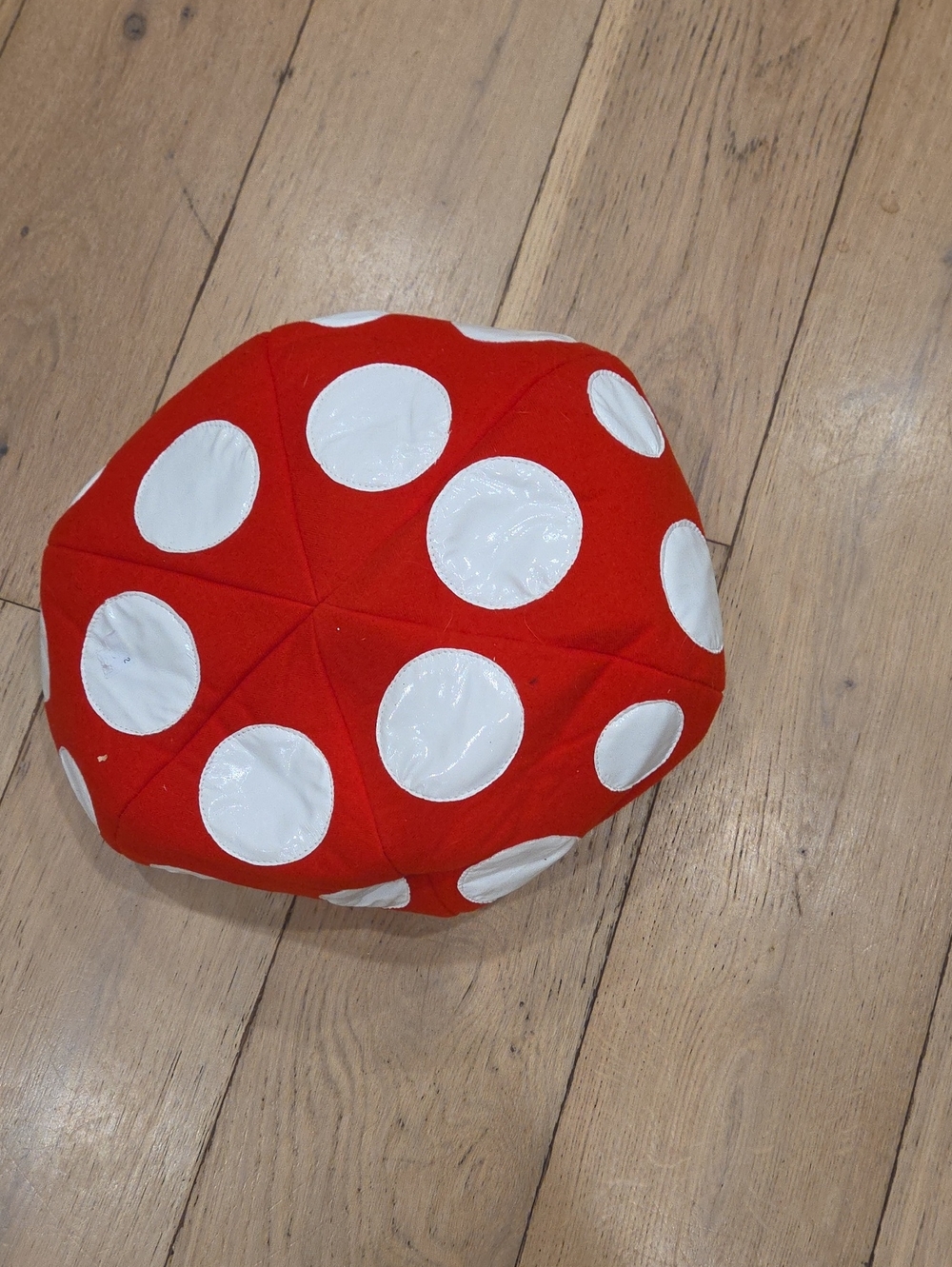 Kids Mario Bros Red Polka Dot Mushroom Cap Hat - Brand